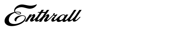 Enthrall font preview
